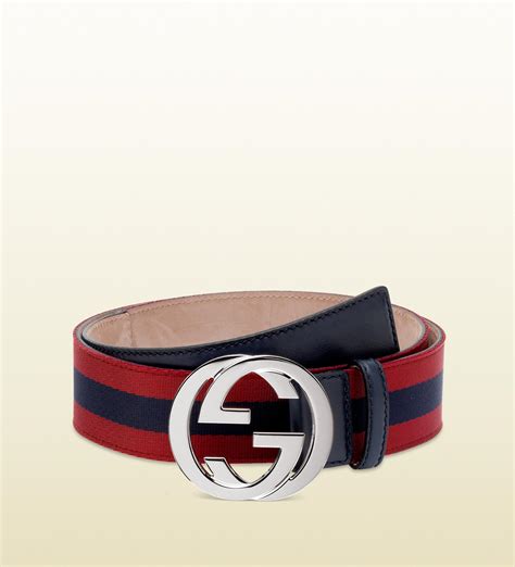 mens blue gucci belt|men's gucci belt interlocking g's.